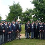 Commando Veterans by the Memorial