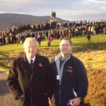 Roy and Stephen Donnison at the Commando Memorial 2007