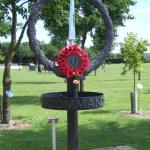 CVA Wreath on the CVA Memorial