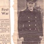 Newspaper reports about Commander Goulding DSO RNR