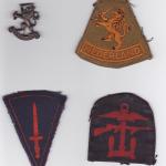 2 'Dutch' troop insignia