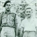 John Southworth MM No.1 Cdo. (on the left) and unknown