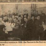 No.2 Commando reunion 1950 - newspaper cutting