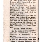 Newspaper cutting (3) re Arnold Howarth BEM, No.2 Cdo