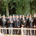 Veterans at the 45RM Commando memorial cross Le plein 6th June 1997