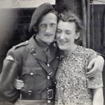 Bob and sister 1945