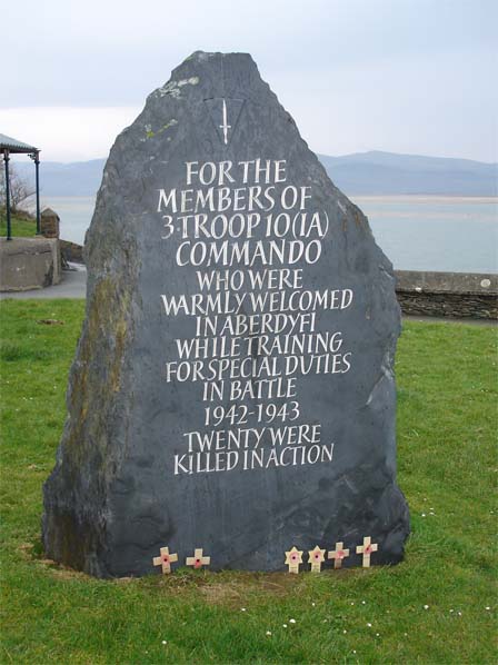 Memorial in honour of No10 (IA) Cdo. 3 Troop,