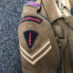 Part of the uniform of Cpl R.G. Insoll 44RM Commando