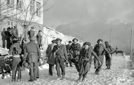 Evacuating the wounded from Vaagso