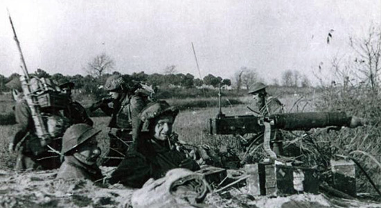 No 2 Commando Heavy Weapons Troop at Comacchio