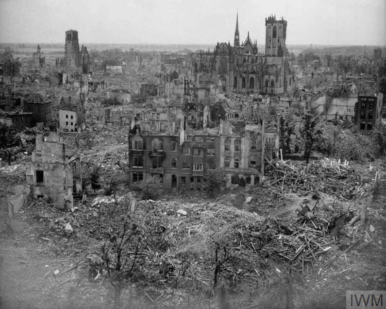 Wesel after the capture March 1945