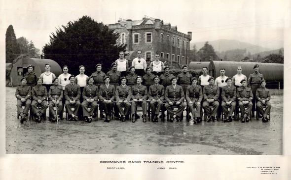 Commando Basic Training Centre staff 1945