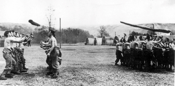 Commandos training at the Commando Depot, Achnacarry