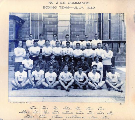 2 Commando Boxing Team 1942