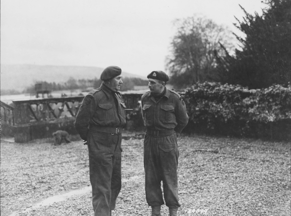 Lt Col Vaughan and Major Cockcraft