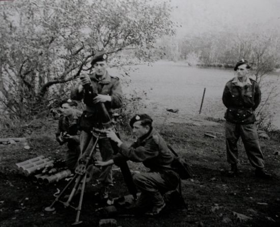 Mortar training at Achnacarry
