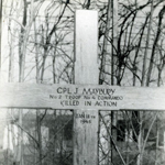 Original grave of Cpl Maybury 4 Commando