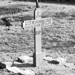 Original grave of 2Lt Hutchings 3 Commando