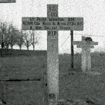 Original grave of Lieut. Peter Winston 45RM Commando