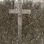 Original grave of Mne Frederick Wales 45RM Commando