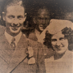 Frank Elms and his wife Joan on wedding day