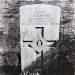 Headstone of Major Thomas Lawrie