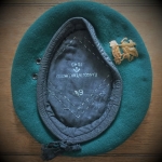 Green beret of Leslie Finnis 4 Commando